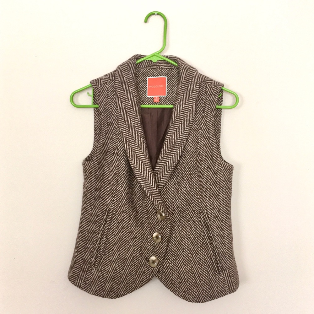 Beautiful ModCloth Herringbone Vest